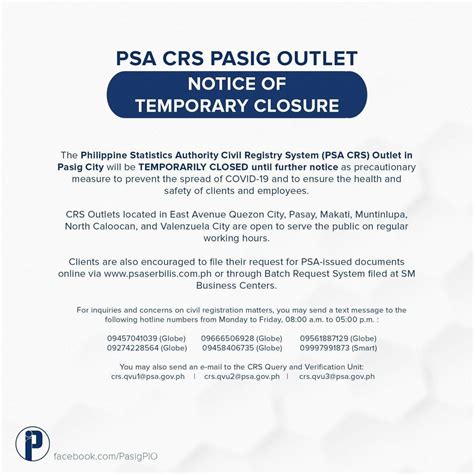 crs.qvu1@psa gov.ph|Notice to the Public .